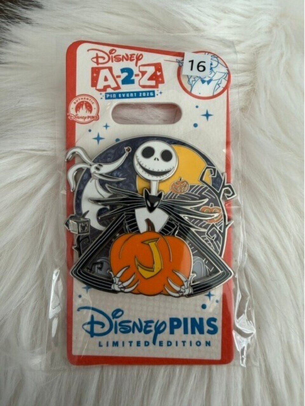 Disney A to Z 2026 LE 650 Jack Skellington Pin